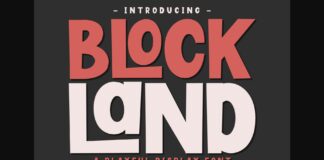 Blockland Font Poster 1