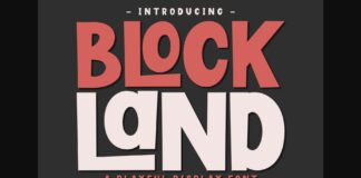 Blockland Font Poster 1