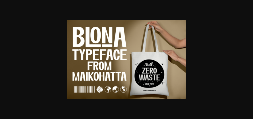 Blona Font Poster 7