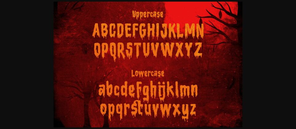 Bloody Camp Font Poster 2