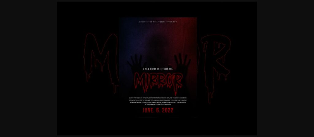 Bloody Scary Font Poster 5
