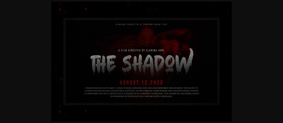 Bloody Scary Font Poster 9
