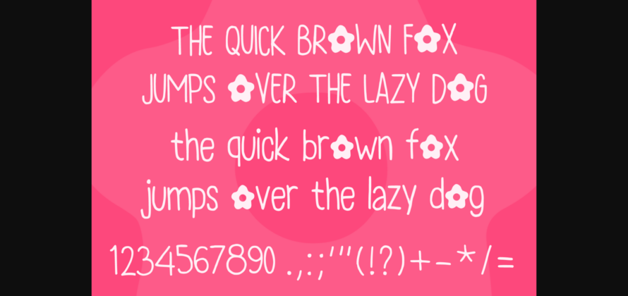 Blooming Sakura Font Poster 6