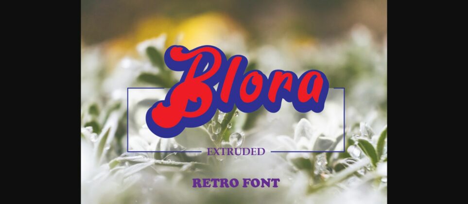 Blora Font Poster 3