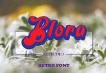 Blora Font Poster 1