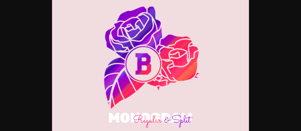 Blossom Font Poster 3