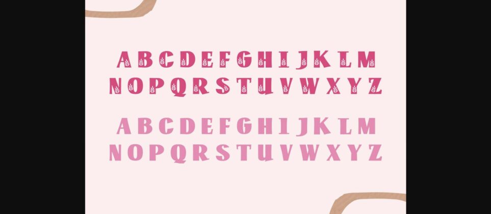 Blossom Font Poster 5
