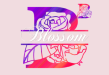 Blossom Split Font Poster 1