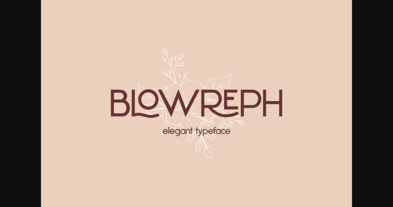 Blowreph Font Poster 3