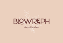 Blowreph Font Poster 1