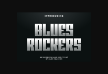 Blues Rockers Font Poster 1