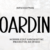 Boarding Font