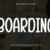 Boarding Font