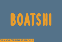 Boatshi Font Poster 1