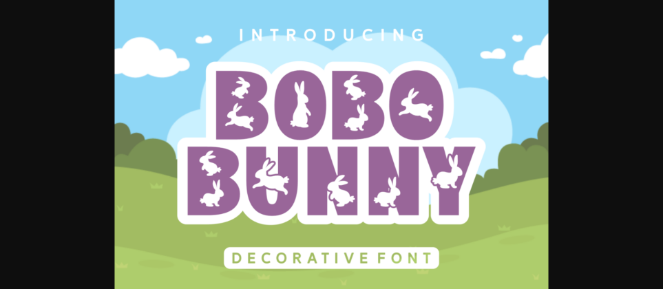 Bobo Bunny Font Poster 3