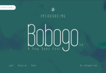 Bobogo Font Poster 1