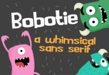Bobotie Font Bobotie Font Poster 1