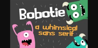 Bobotie Font Poster 1