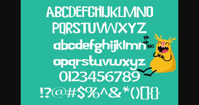 Bobotie Font Poster 2