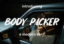 Body Packer Font Poster 1