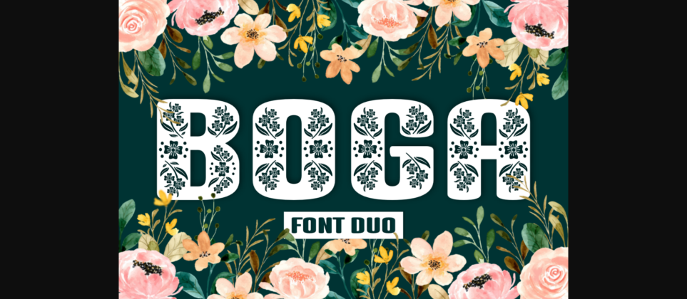 Boga Font Poster 3