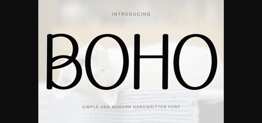 Boho Font Poster 3