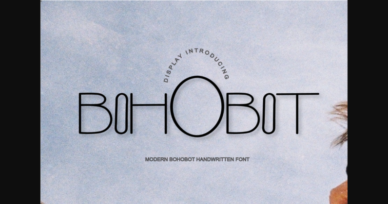 Bohobot Font Poster 3