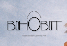 Bohobot Font Poster 1
