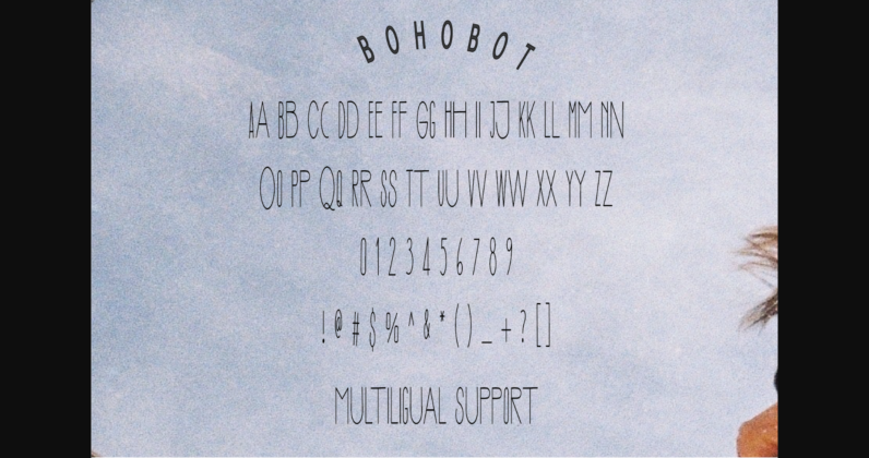 Bohobot Font Poster 7