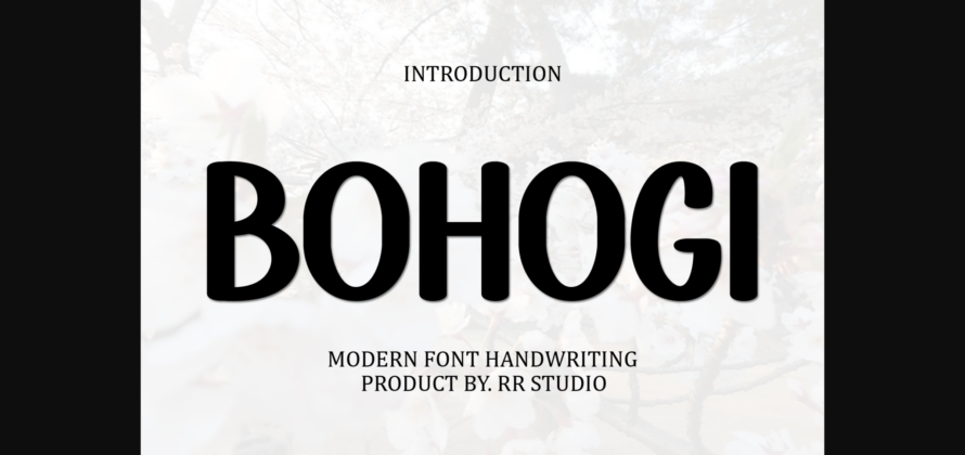 Bohogi Font Poster 1