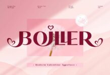 Boiller Font Poster 1