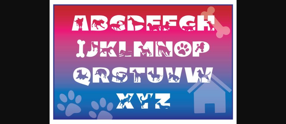 Bok Dog Font Poster 5