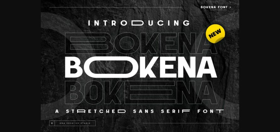 Bokena Font Poster 3