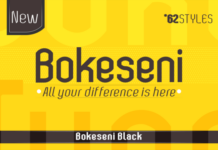 Bokeseni Black Font