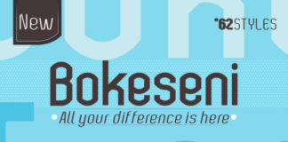 Bokeseni UltraBlack Condensed Italic Font