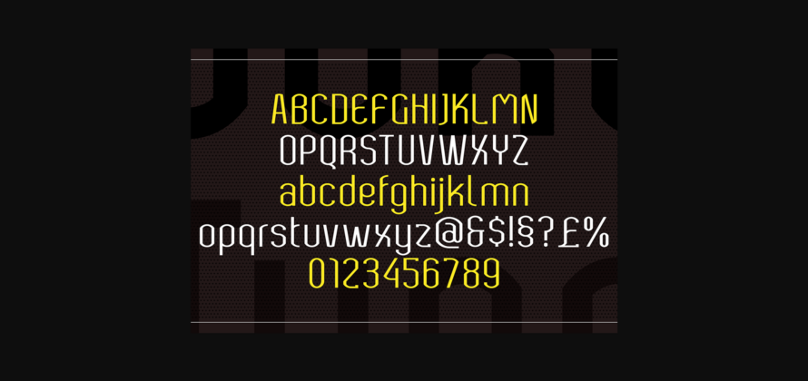 Bokeseni UltraLight Expanded Italic Font Poster 4