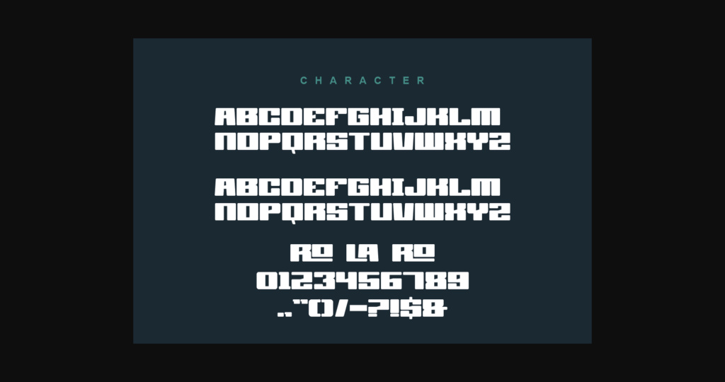 Bolad Roprang Font Poster 6