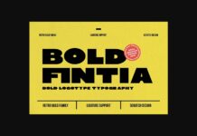 Bold Fintia Font Poster 1