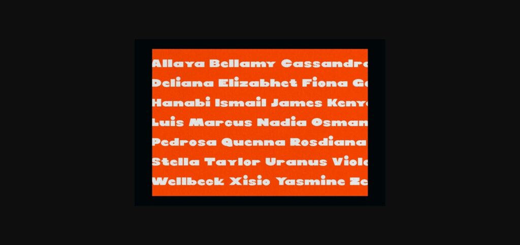 Bold Fintia Font Poster 8