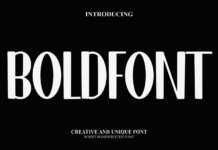 Bold Font Bold Font Poster 1