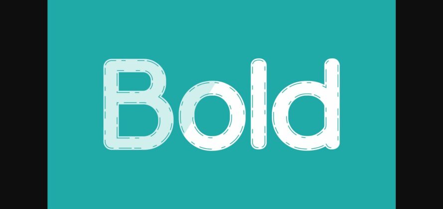 Bold Font Poster 3