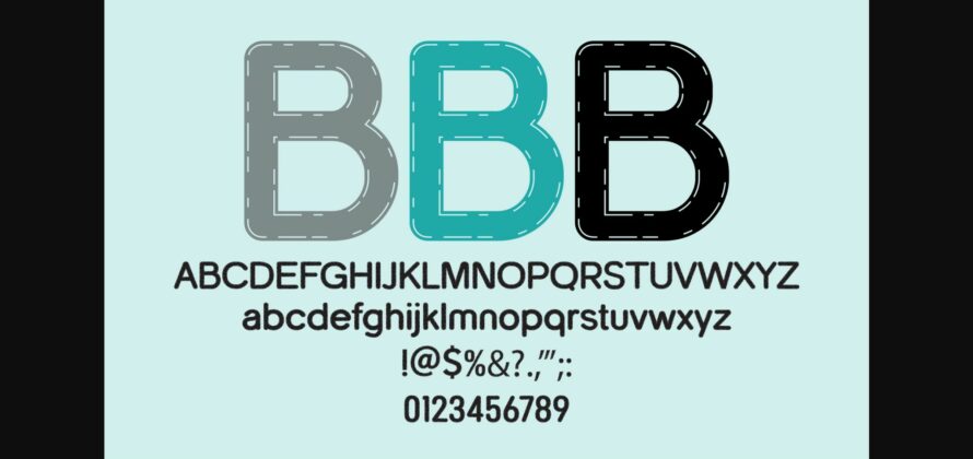 Bold Font Poster 2