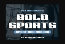 Bold Sports Font Bold Sports Font Poster 1