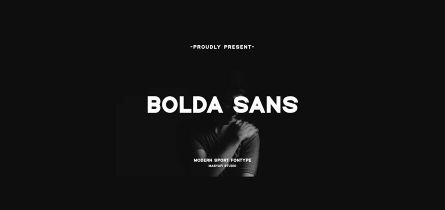 Bolda Sans Font Poster 1