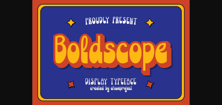 Boldscope Font Poster 3