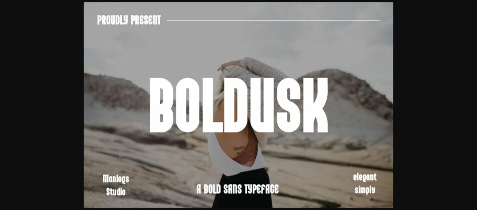 Boldusk Font Poster 3