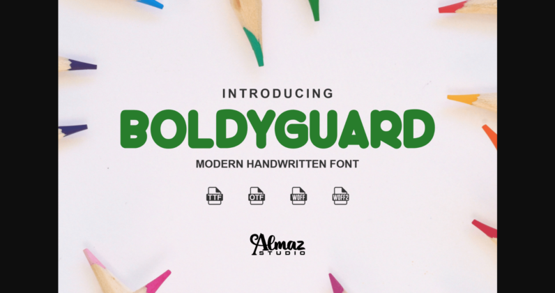 Boldyguard Font Poster 3