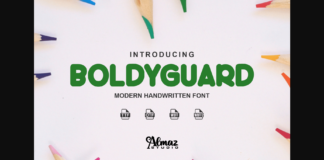 Boldyguard Font Poster 1