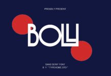 Bolli Font Poster 1