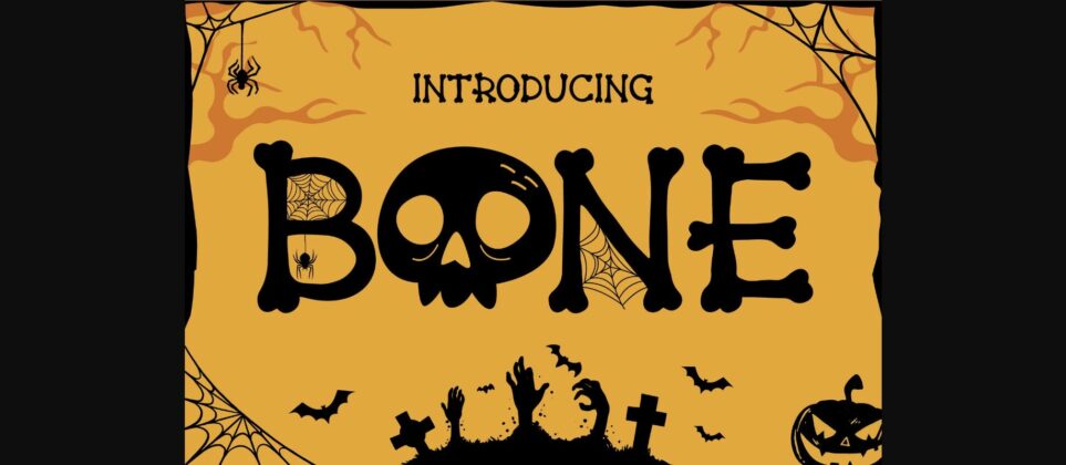 Bone Font Poster 3